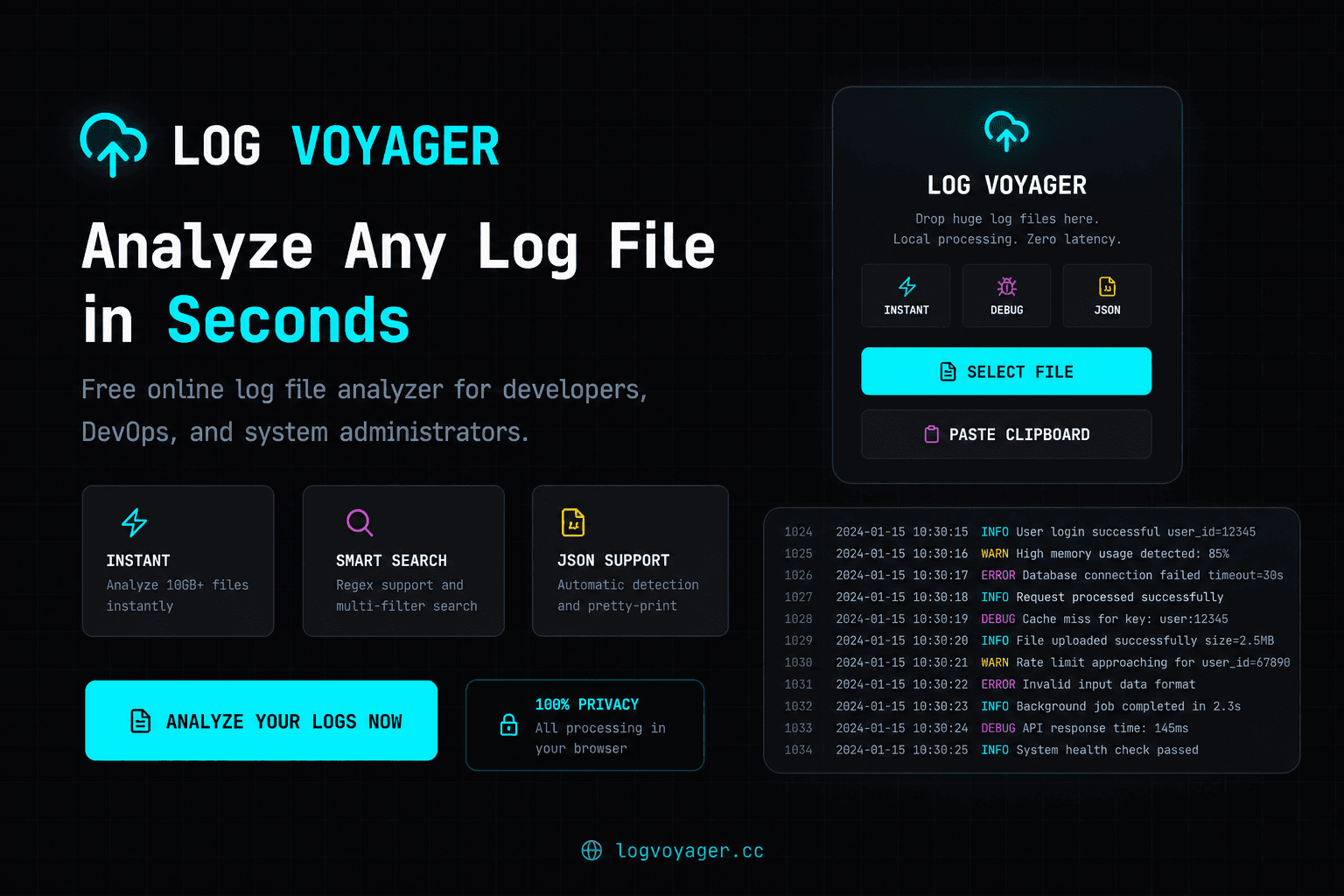 Log Voyager