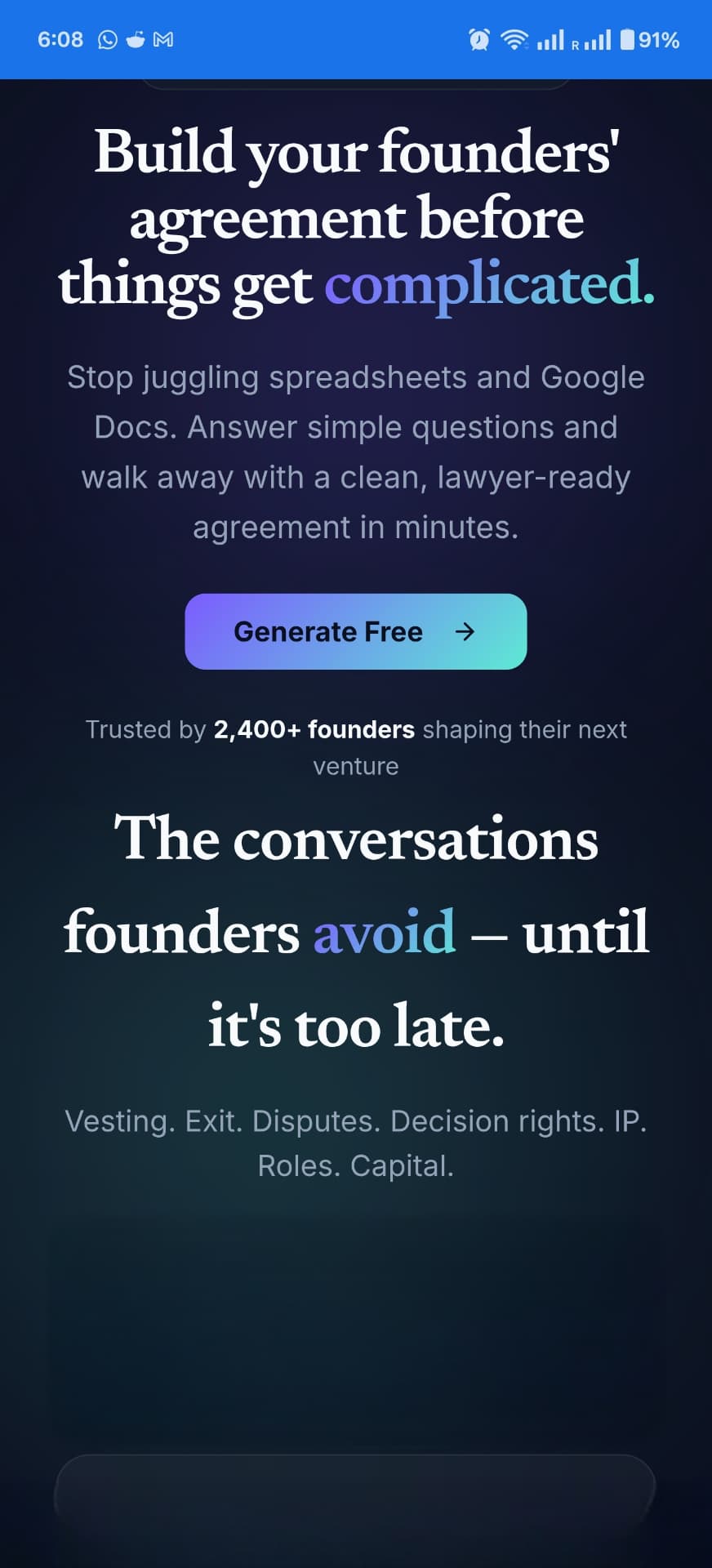 FounderAgreement.com