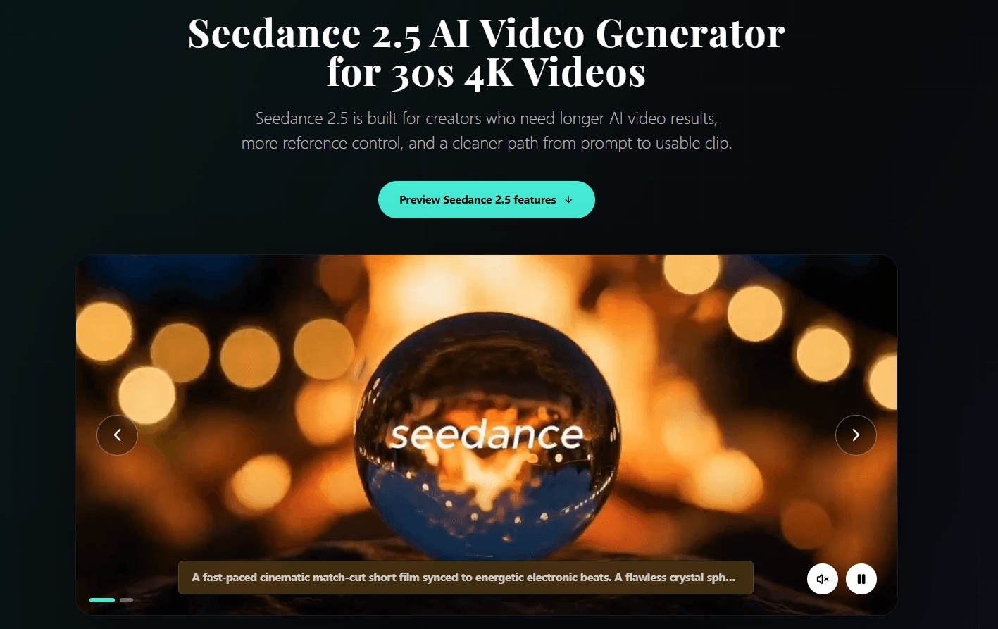 Seedance 2.5 AI Video Generator