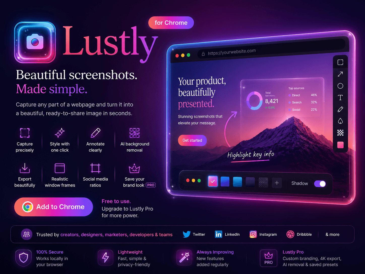 Beautiful Screenshots - Lustly