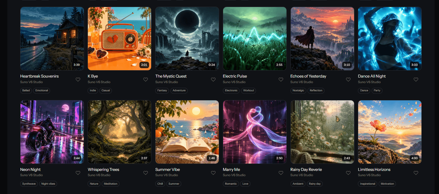 Suno v6 AI Music Generator