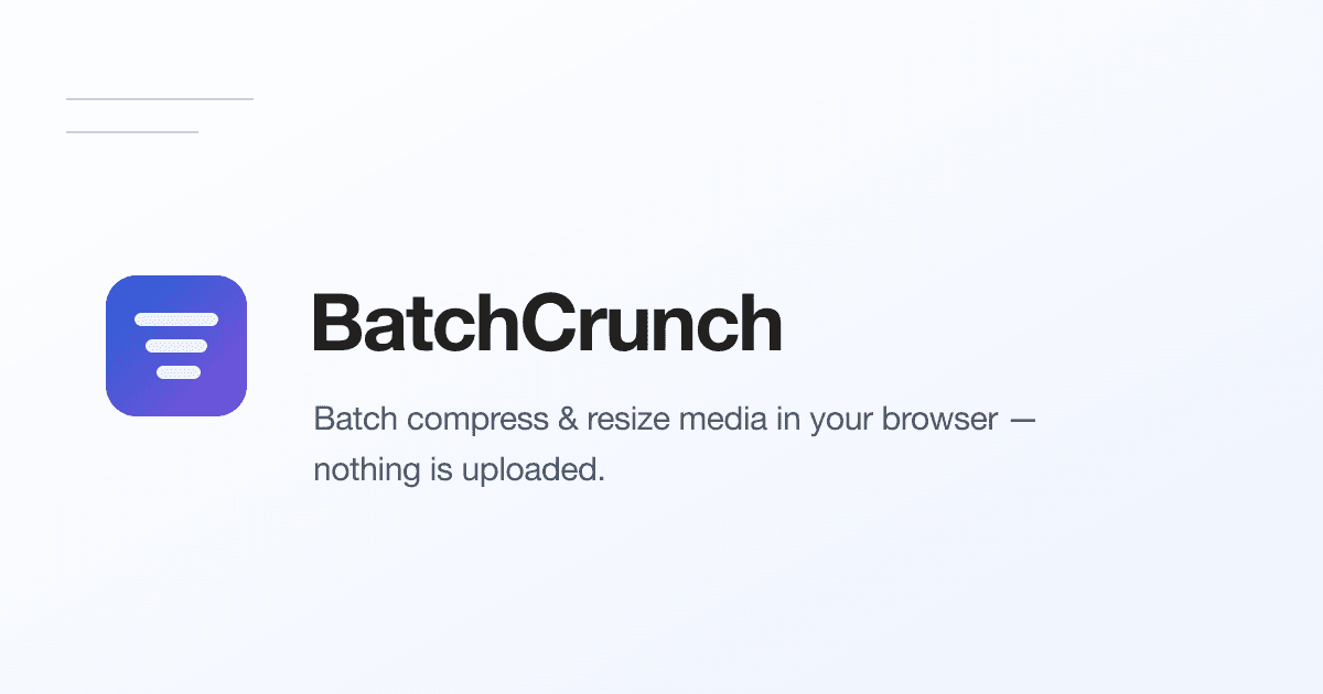 BatchCrunch