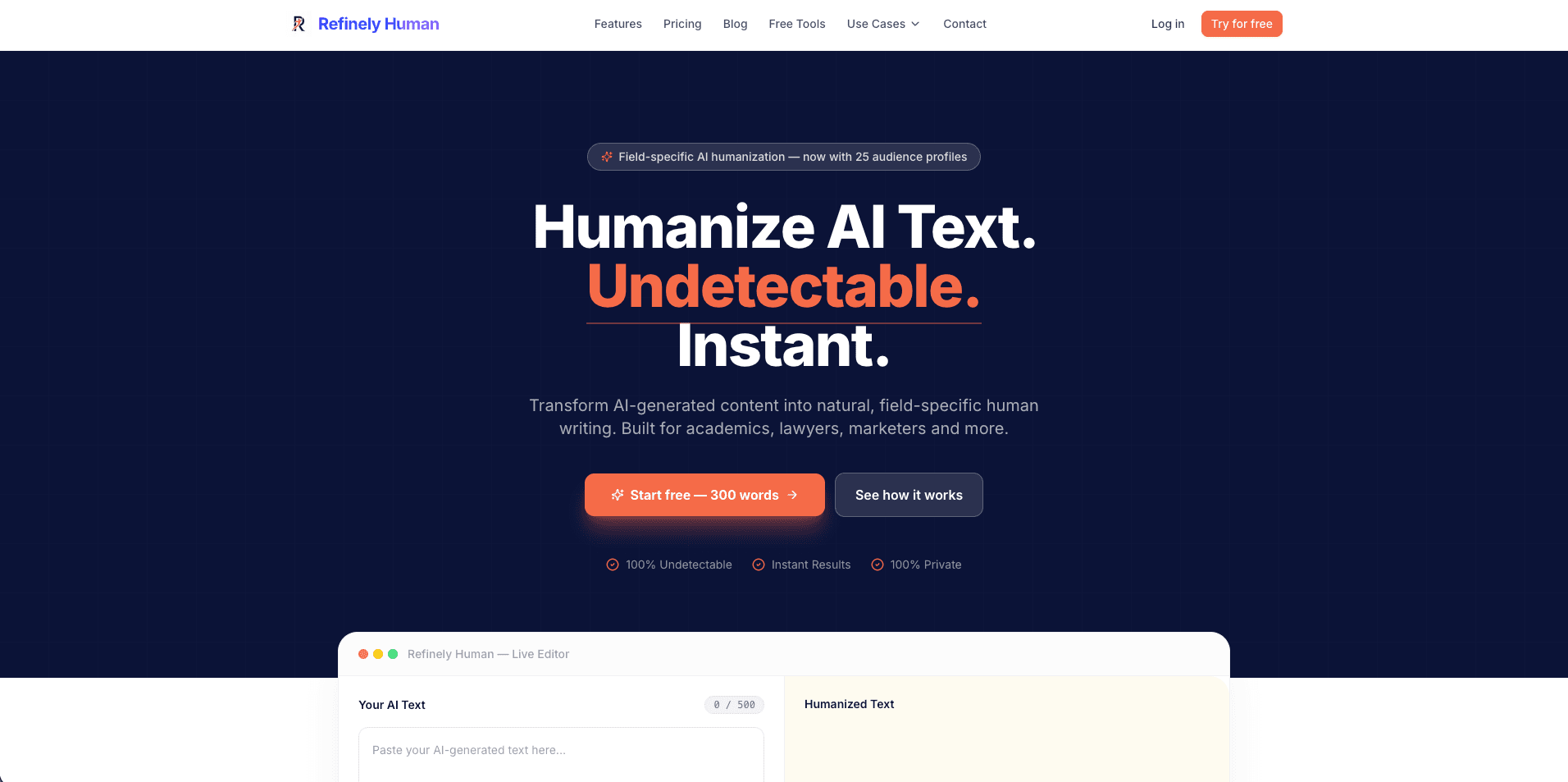 Refinely Human