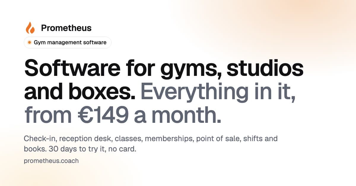 Prometheus CRM + Workout + Nutrition