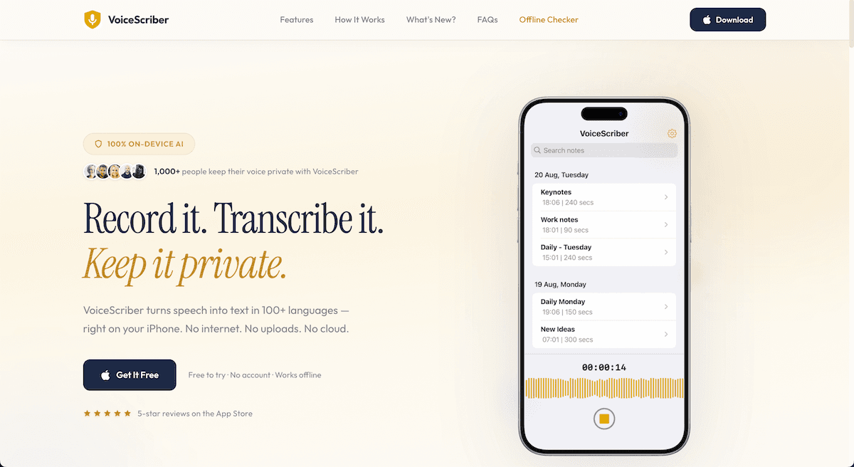 VoiceScriber AI