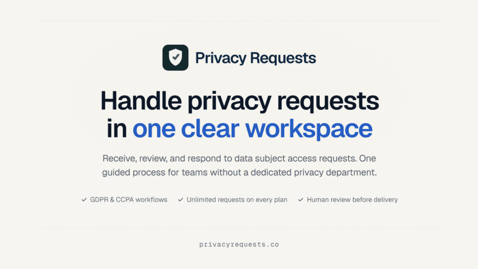 PrivacyRequests