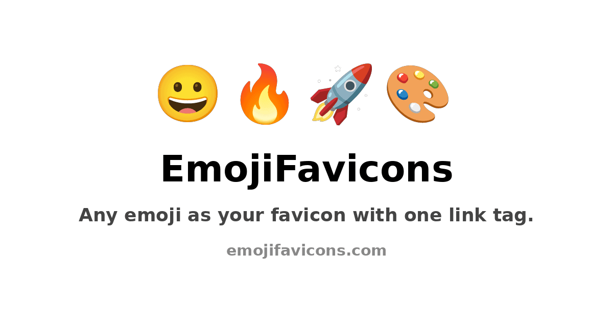 EmojiFavicons