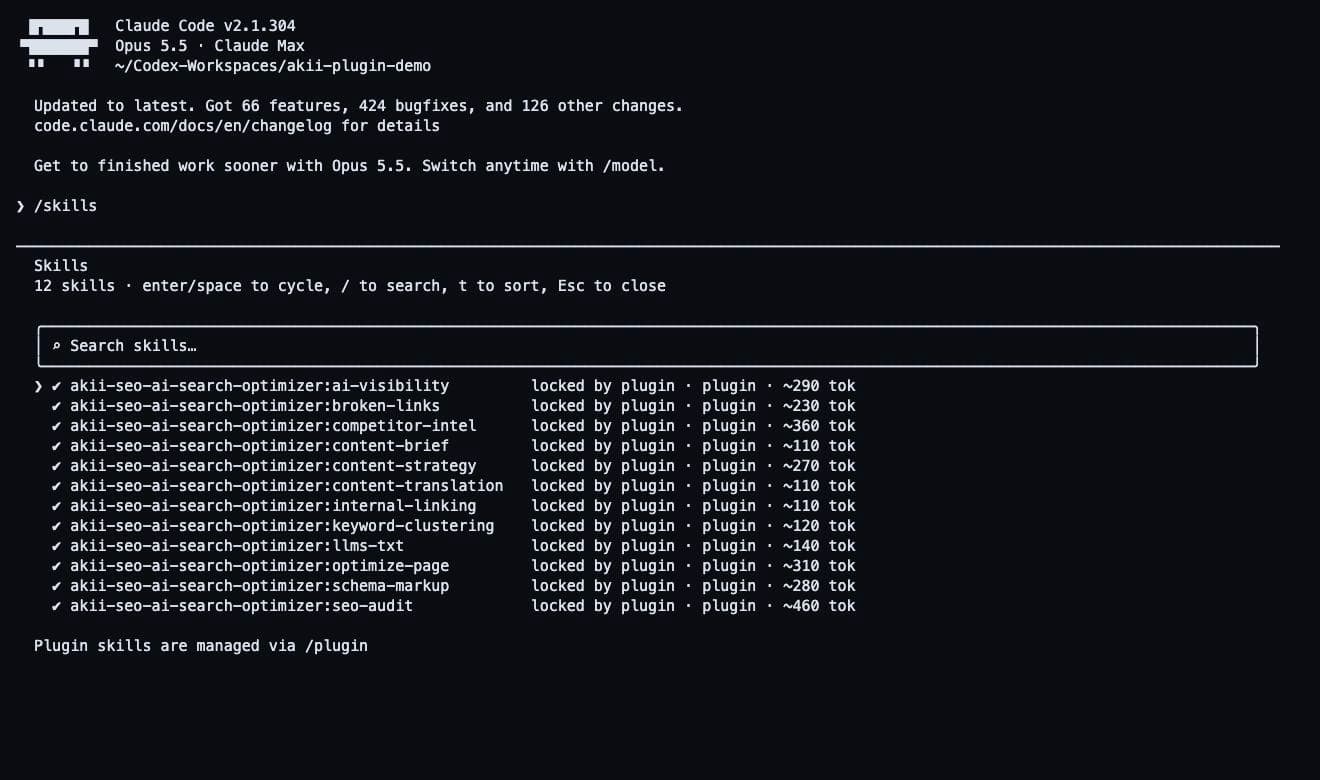 Akii: SEO & AI Search Optimizer