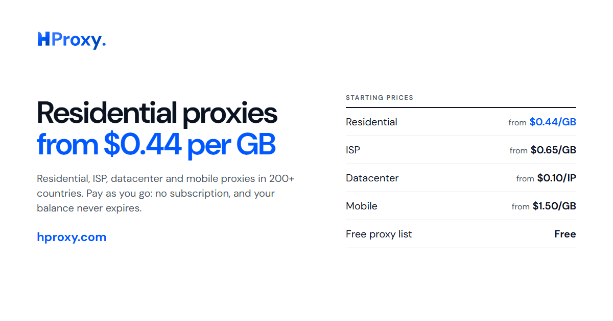 HProxy