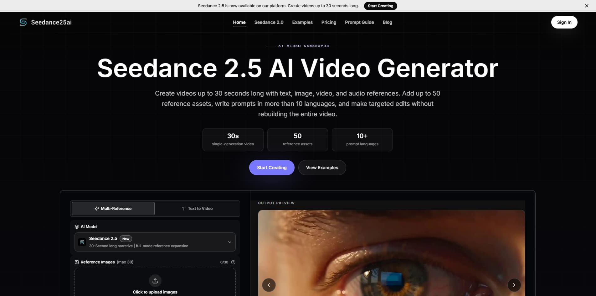 Seedance 2.5 AI Video Generator